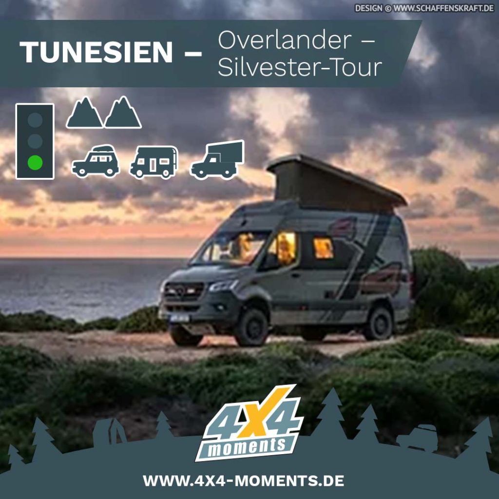 TUNESIEN · Overlander-Silvester-Tour · 27.12.2024 - 10.01.2025