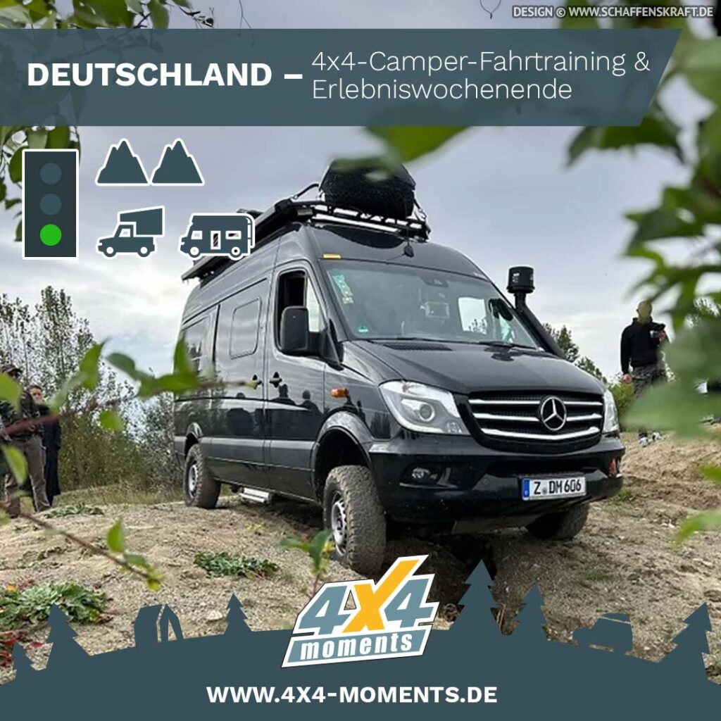 4x4-Camper-Fahrtraining und Erlebniswochenende <br/>11.04. - 13.04.2025