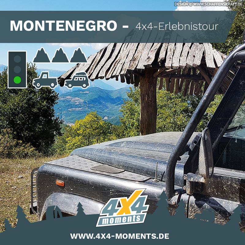 MONTENEGRO <br/>"4x4-Erlebnistour", Camp <br/>07.09. - 12.09.2025